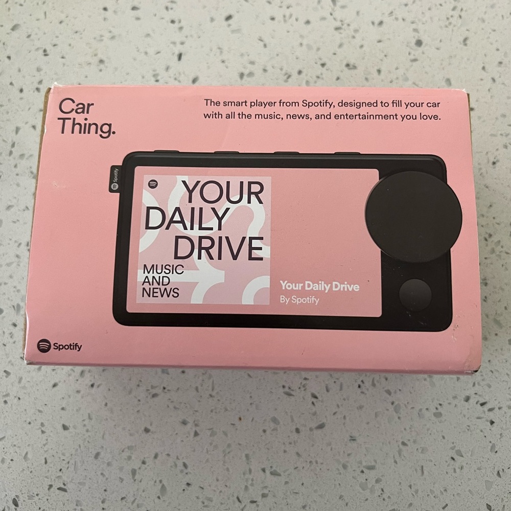 Spotify car thing, new in the box.